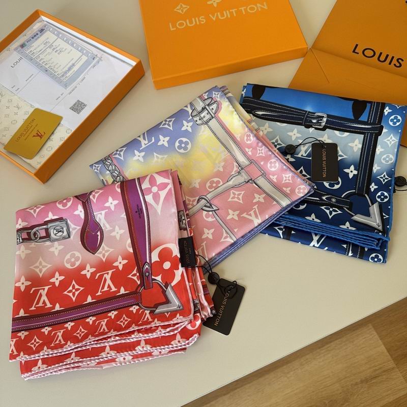LV silk scarf hm28